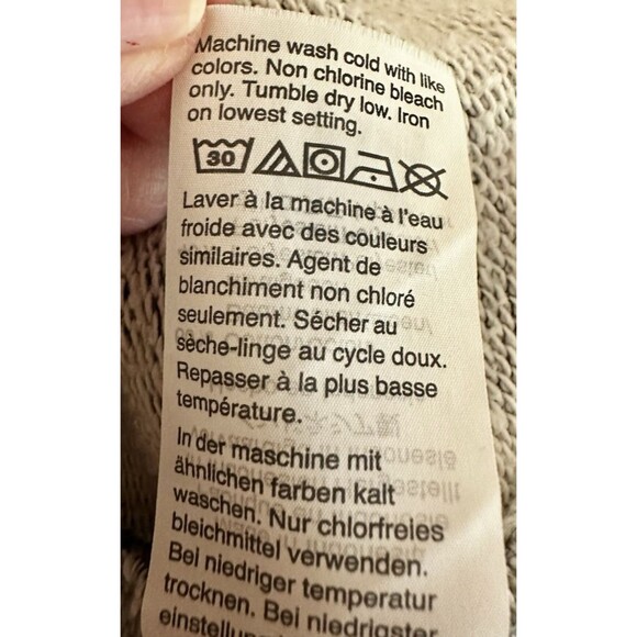 J. Crew Cowl Neck Sweater Medium Cotton Blend Gray - Picture 9 of 9